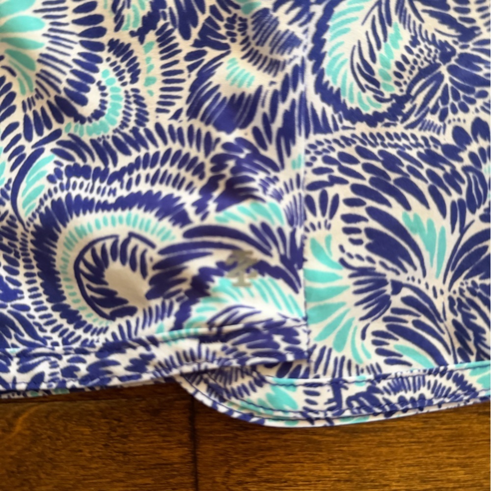 Izod Golf/Tennis/Pickleball Skort Blue/Teal Floral Womens Size Medium EUC - Picture 8 of 11